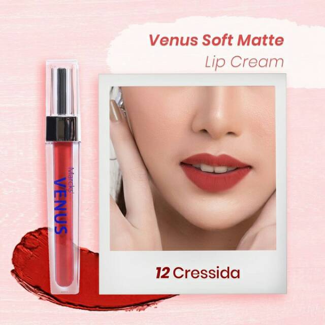 Venus Soft Matte Lip Cream New Shade Shopee Indonesia Lipstik venus no 7