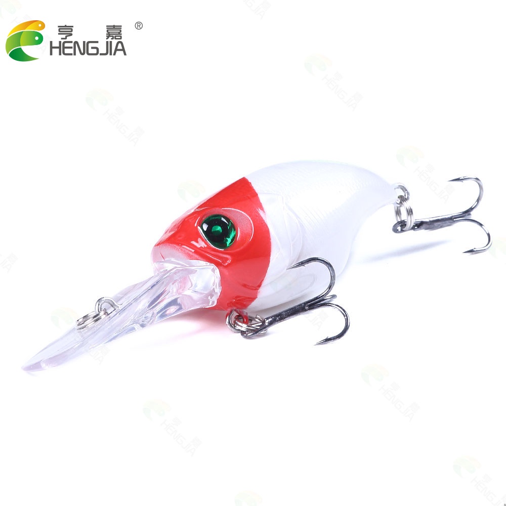 HENGJIA 10PCS 7.5CM 11G Floating crankbait hard Bait tackle artificial lures swimbait fish wobbler