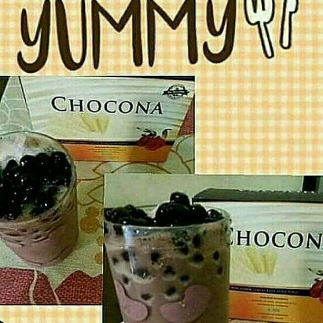 

CHOCONA minuman coklat rasa buah naga, yummy hangat maupun dingin