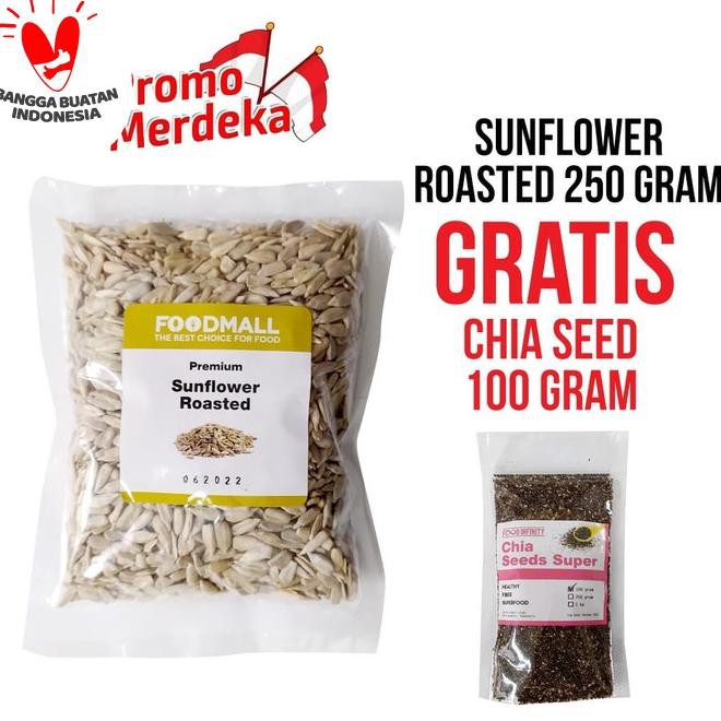 

Xarx Roasted Sunflower Seed 250 Gram / Biji Bunga Matahari Panggang 250G On4K