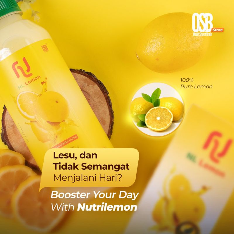

NL Lemon OSB 100% Pure Lemon Nutri Lemon Minuman Diet dan Detok Minuman Sehat