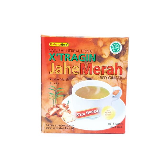 

XTRAGIN JAHE MERAH 1 BOX 5 SACHET