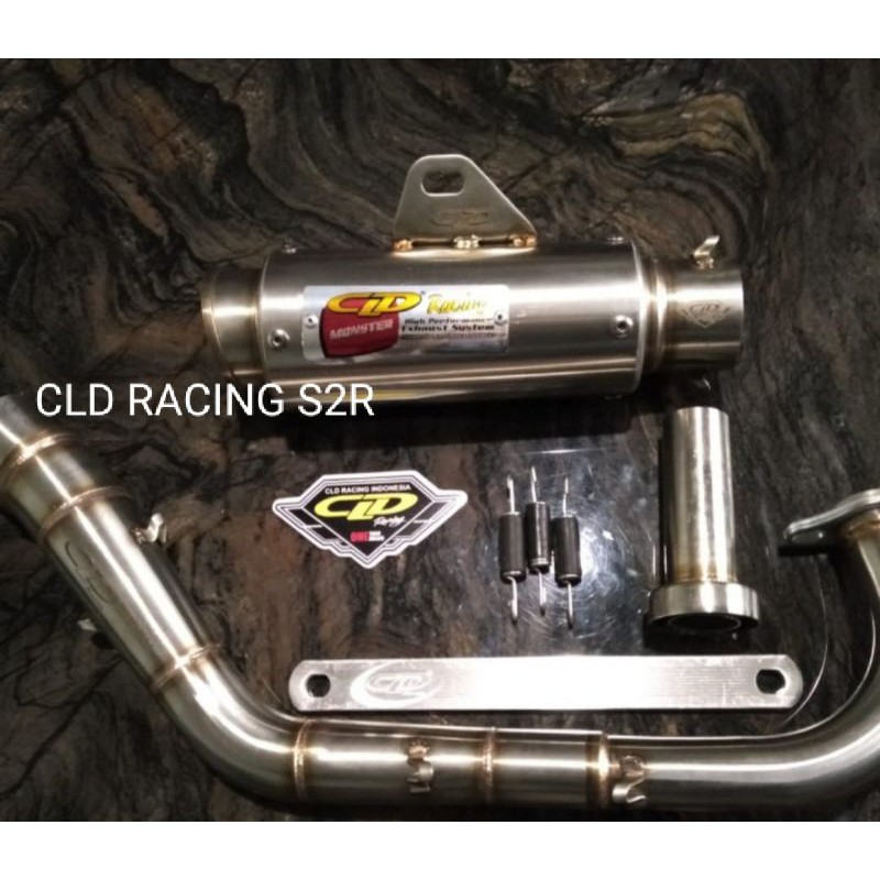 KNALPOT CLD RACING TYPE MONSTER RACE MIO J,MIO M3,X-RIDE,SOUL GT