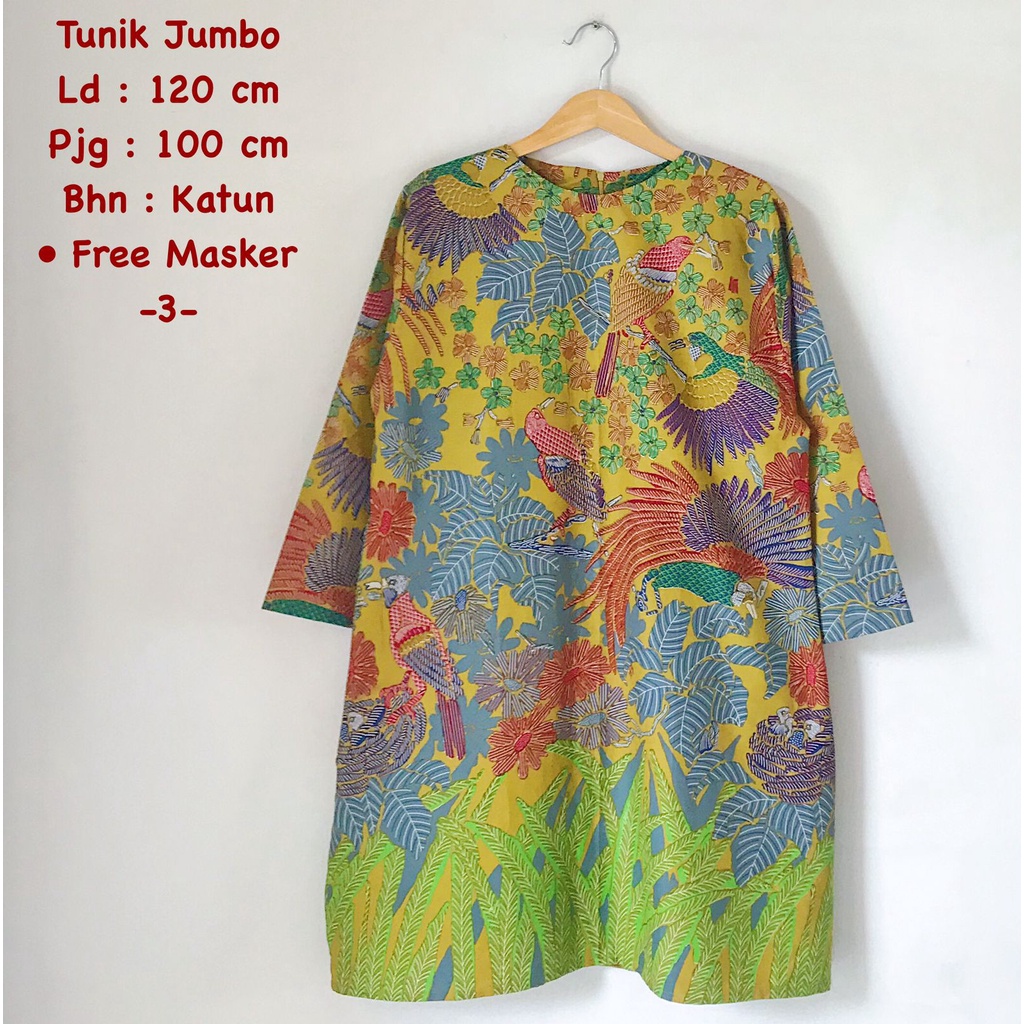 Tunik jumbo batik solo