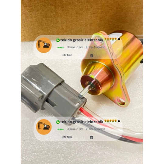 SOLENOID PC40 12V 12 VOLT YANMAR