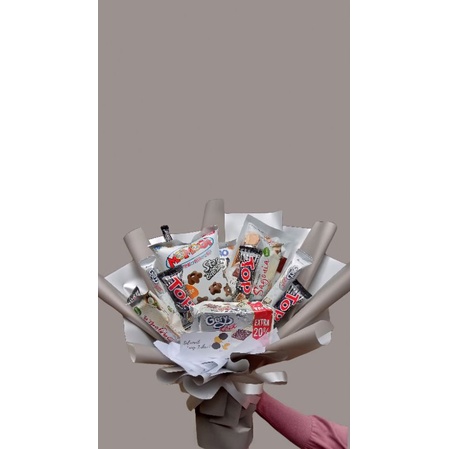 

buket makanan , buket snack murah , kado ultah