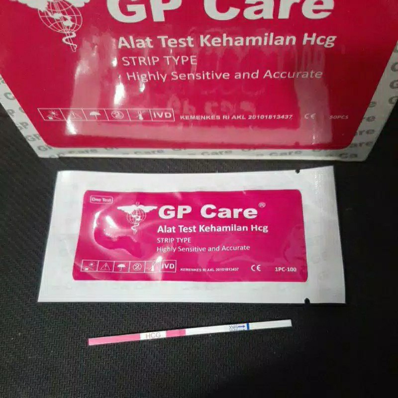 Alat tes kehamilan hami hcg / GP CARE PINK