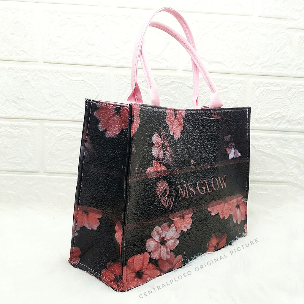 Tote Bag Ms Glow Tas Skincare Dan Cosmetic