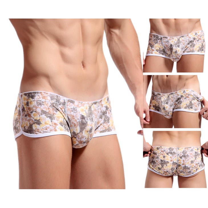 Celana Dalam Pria Boxer Motif Bunga WJ7124