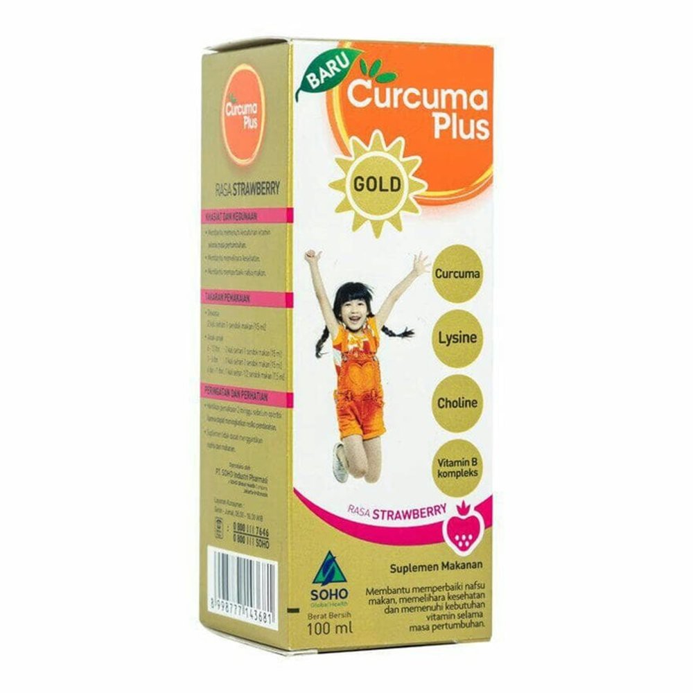 DISKON Curcuma Plus Gold Strawberry 100ml