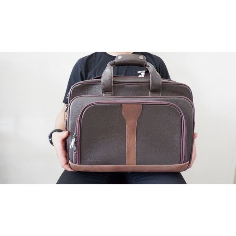 Tas pria - Tas bahu -Tas selempang kulit - Tas laptop kulit