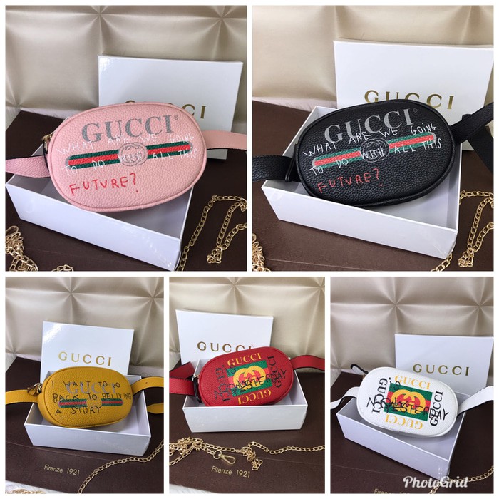 TAS PINGGANG GUCCI BELT UK 20 FREE BOX