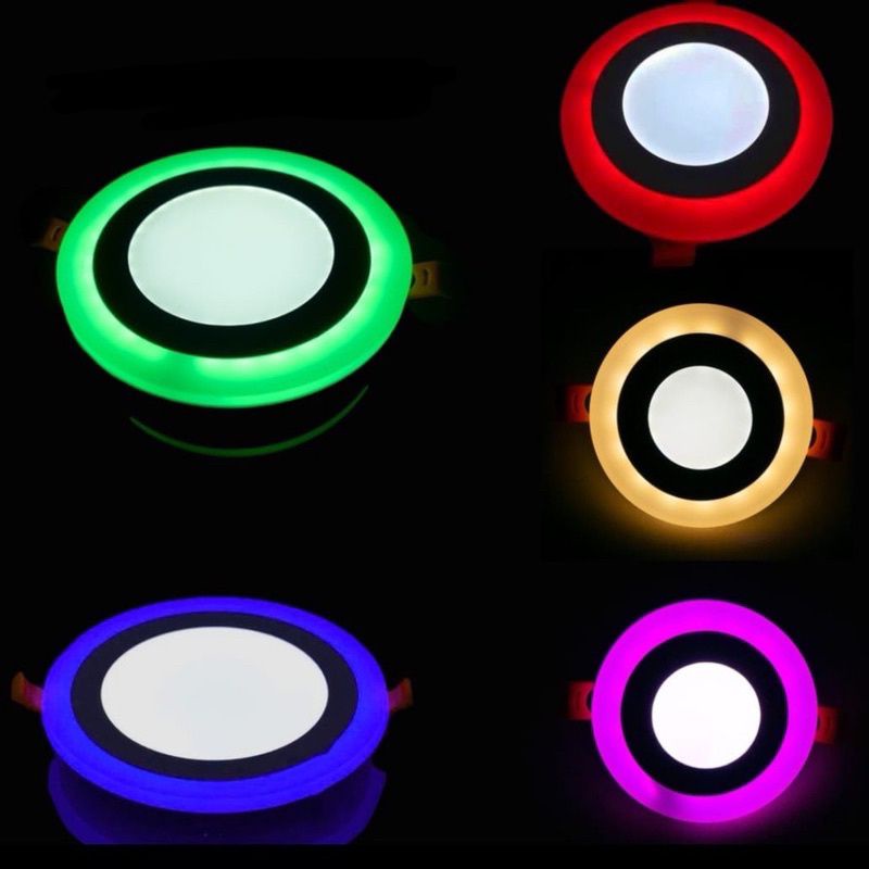 Lampu Led Downlight 3+3 Watt | Led Downlight 3+3 Putih Biru