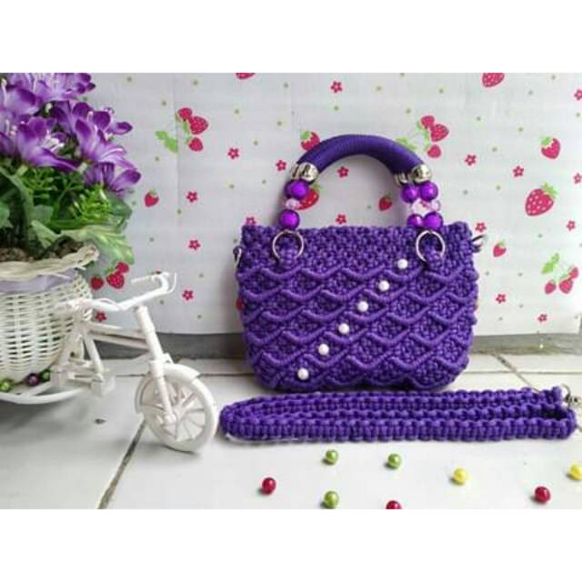 Tas tali kur motif sisik