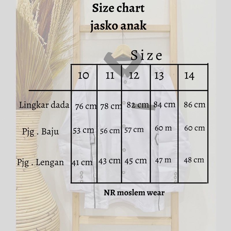 BAJU KOKO ANAK SD-SMP , JASKO , JAS KOKO TANGGUNG