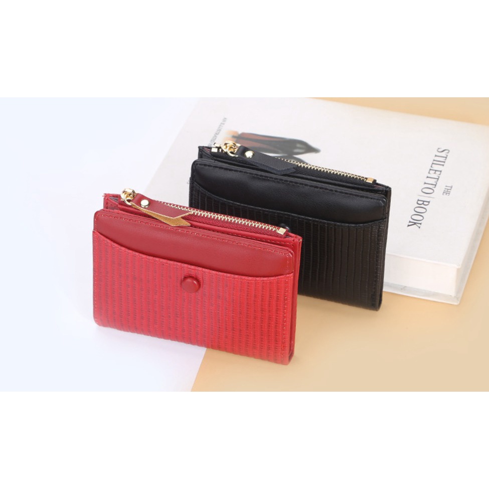 Baellerry Dompet Pendek Kartu Wallet Card Holder Bahan Kulit PU BLY059