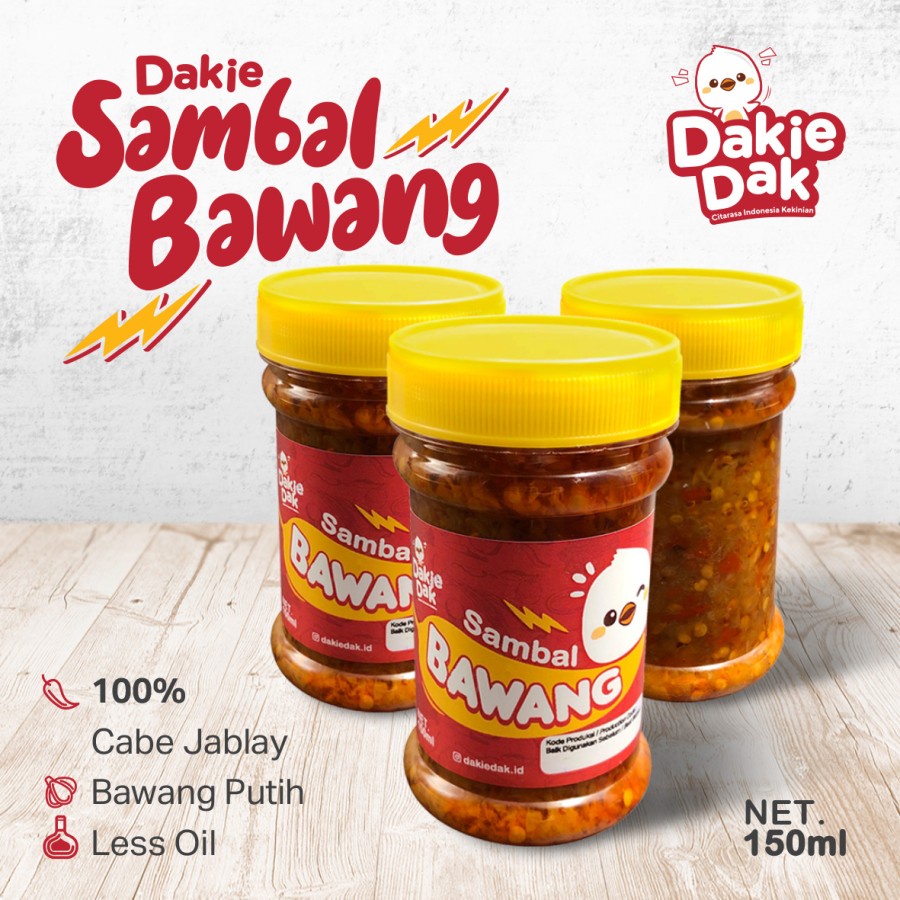 

Dakie Dak Sambal Bawang 150gr