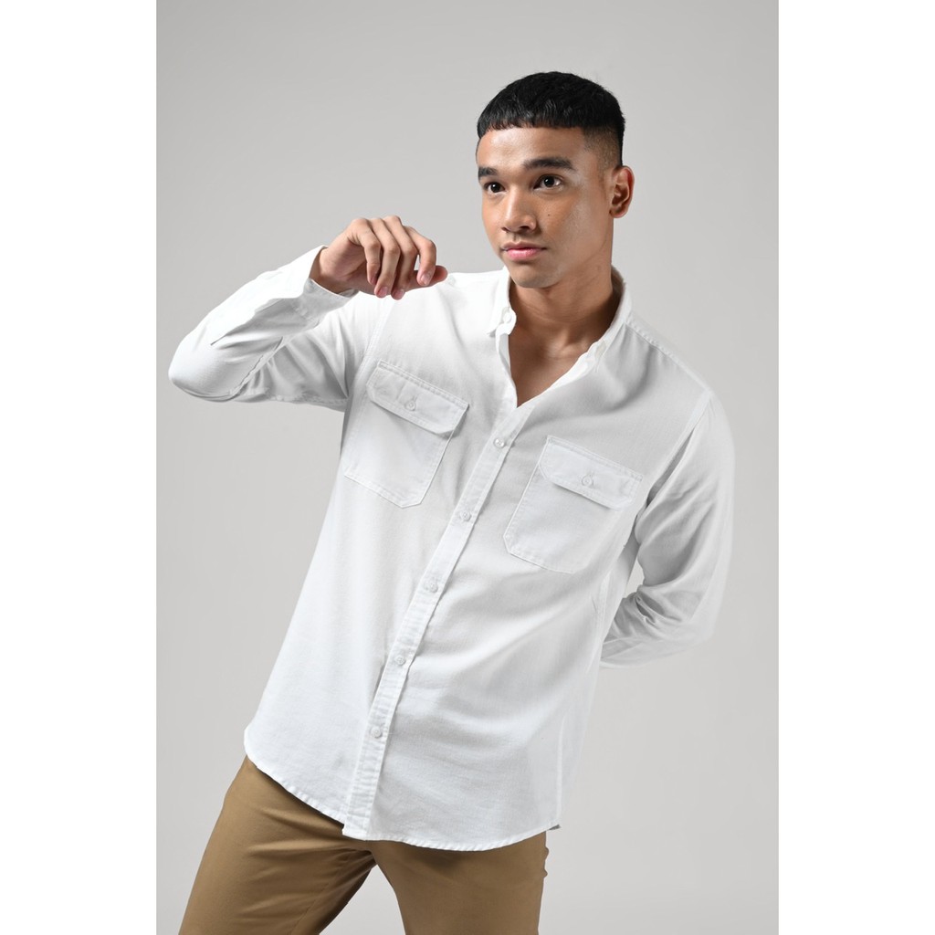 Kemeja Putih Preppstudio Kalpen Basic Shirt White