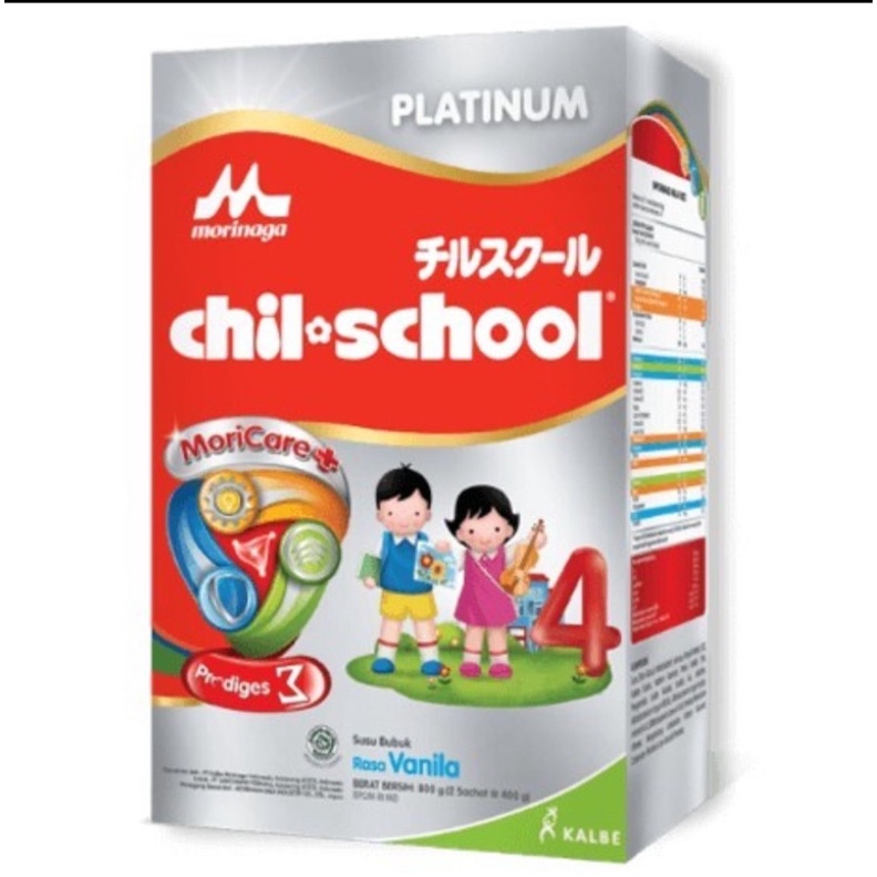 

Morinaga - Chil-school Platinum 800g - Madu / Vanila