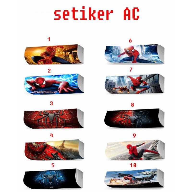 kipas angin model ac karakter led remote ic gel 1.5pk 2pk 3pk dijamin mesin original mulus