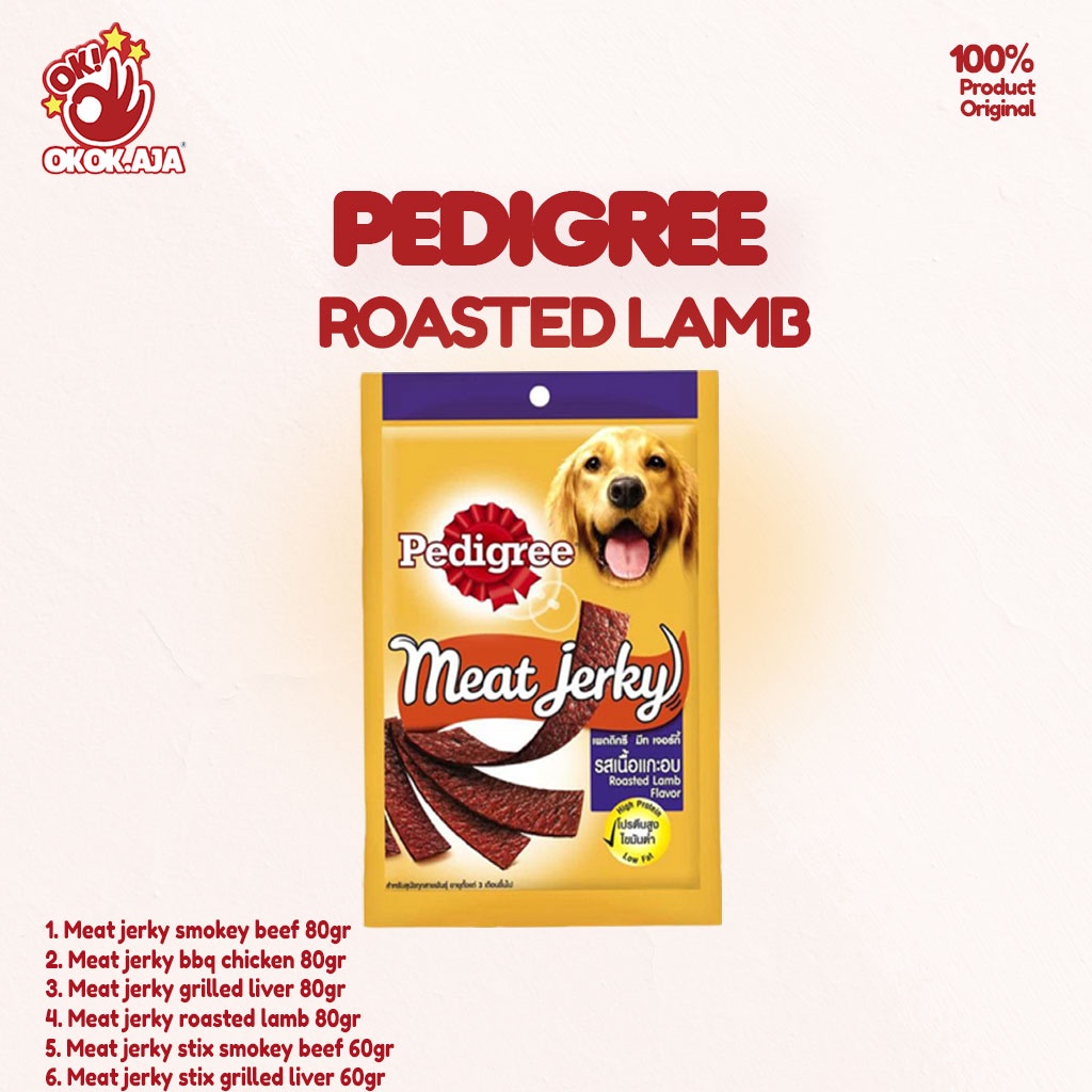 PEDIGREE MEAT JERKY - Cemilan Snack Anjing murah