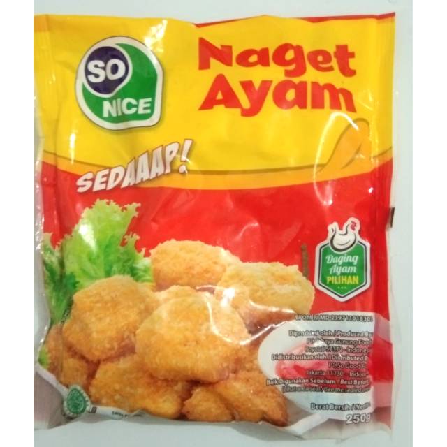 

So Nice Nugget Ayam 250gr