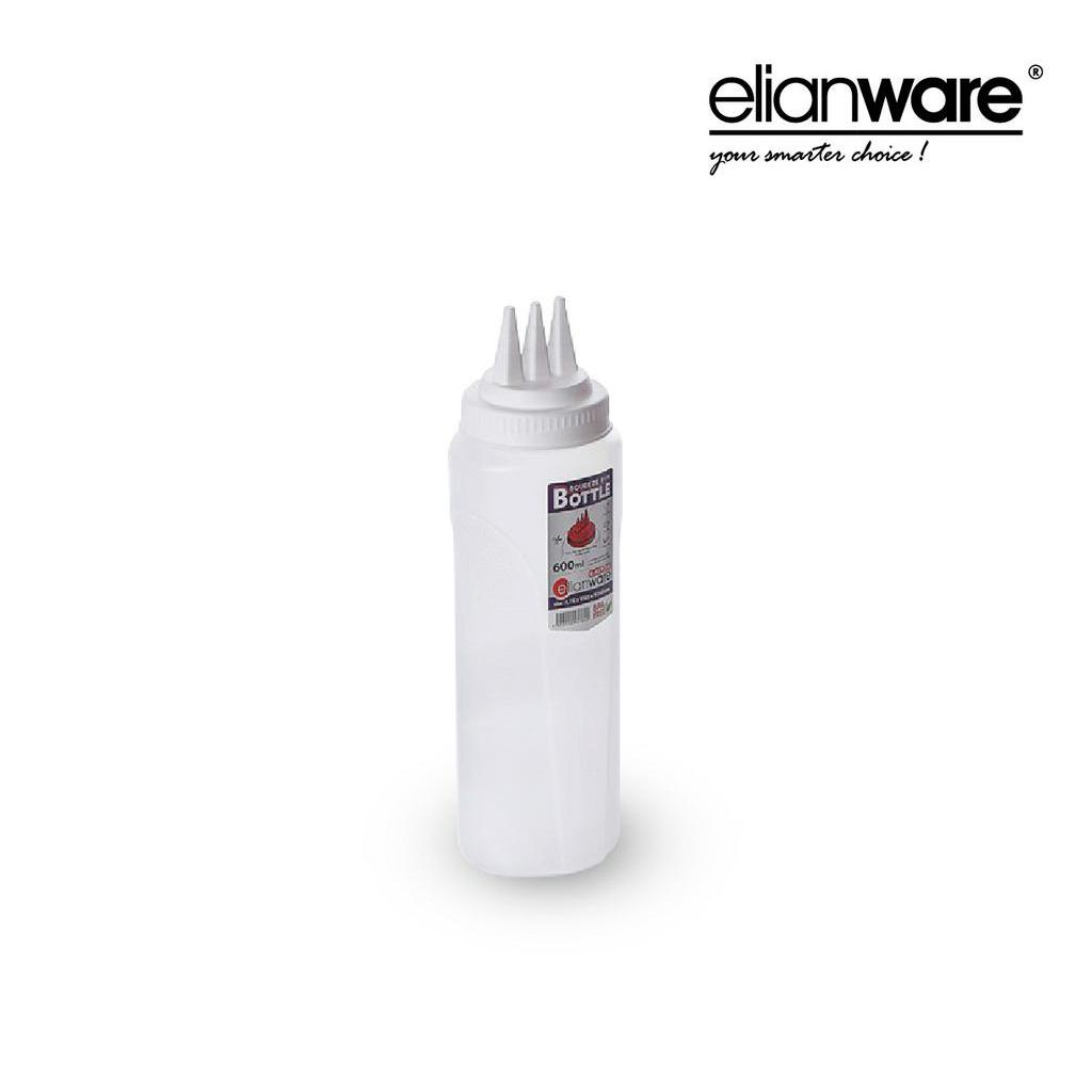 ELIANWARE Sauce Bottle Botol Saus Sambal (600ML), Triple Hole / 3 Lubang E-927/3H
