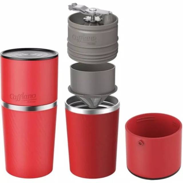 Cafflano Klassic Coffee Maker Red