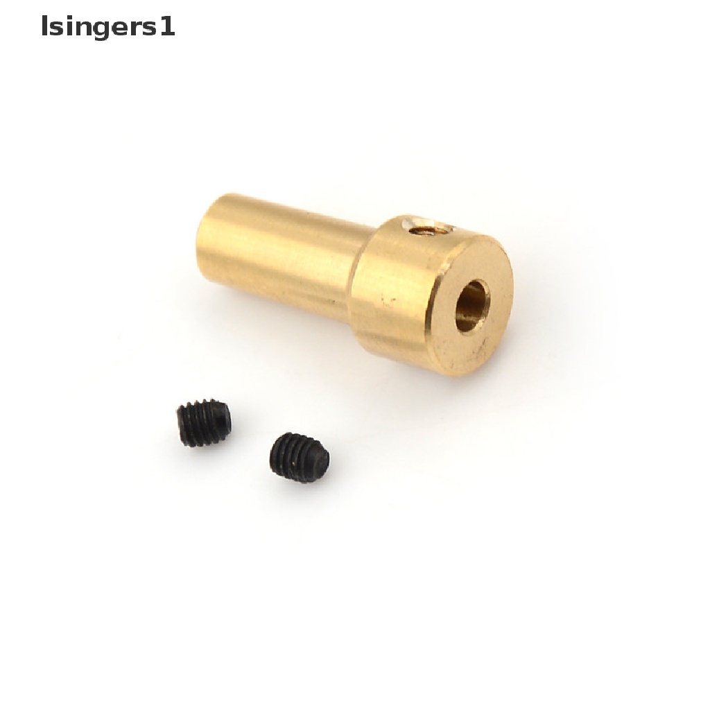 (lsingers1) Bor Chuck JT0 Coupling Motor Shaft Coupler Elektrik Bahan Kuningan 2.3mm