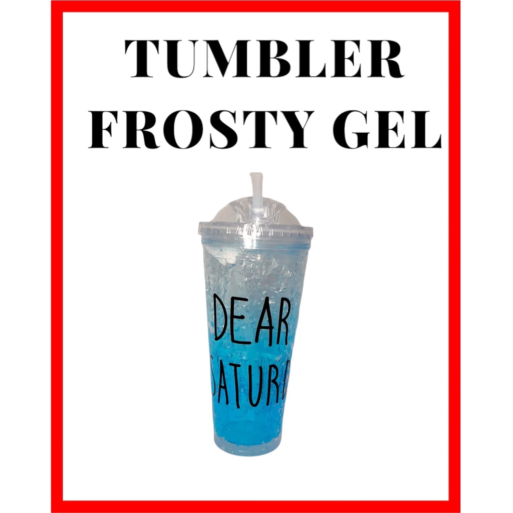 Botol Minum Tumbler Cool Ice Frosty Gel 450ml