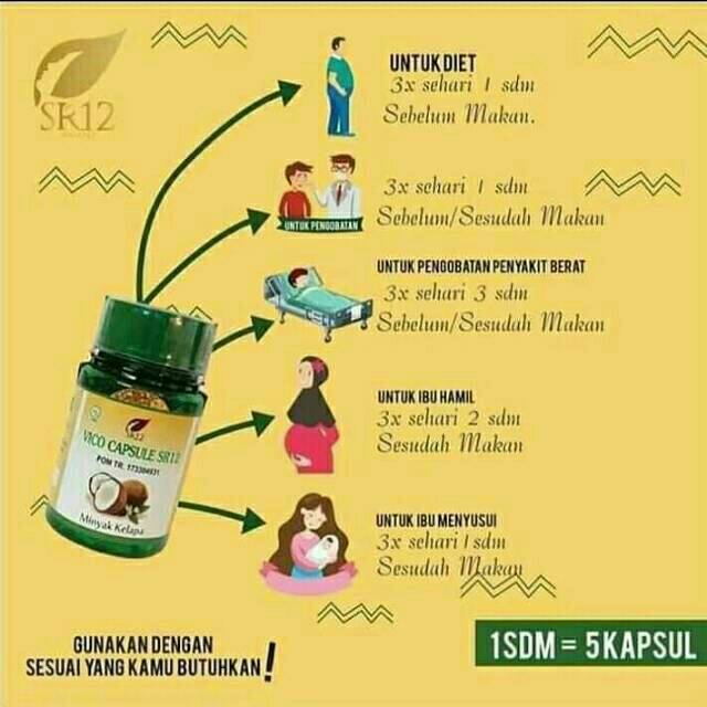 Vico Capsule Sr12 Herbal Menambah Dan Menurunkan Berat Badan Imunitas Kesehatan Dan Kecantikan Indonesia