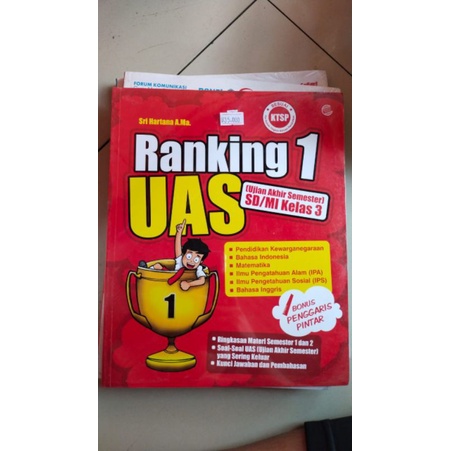 ranking 1 uas sd kls3