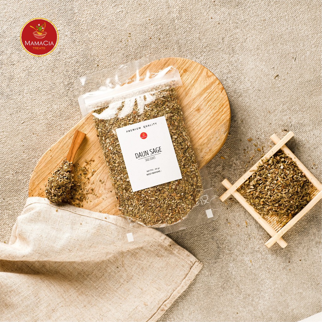 

Mamacia Treats Daun Sage / Dried Sage Bumbu Daun Rempah Spices 20 gr