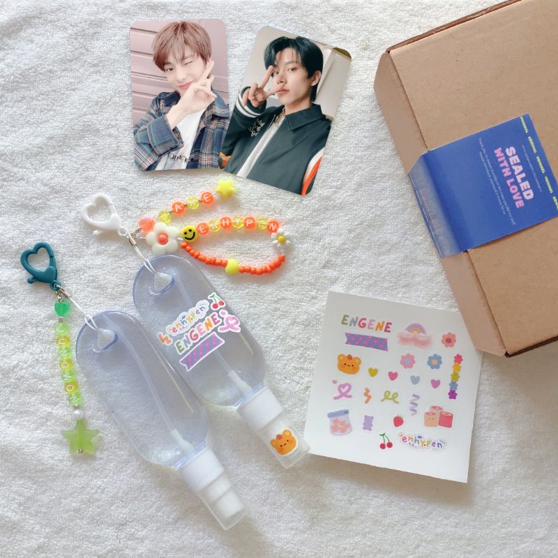 PAKET HAND SANITIZER GANTUNG SPRAY 50 ML SEHAT BERSAMA ENHYPEN KPOP