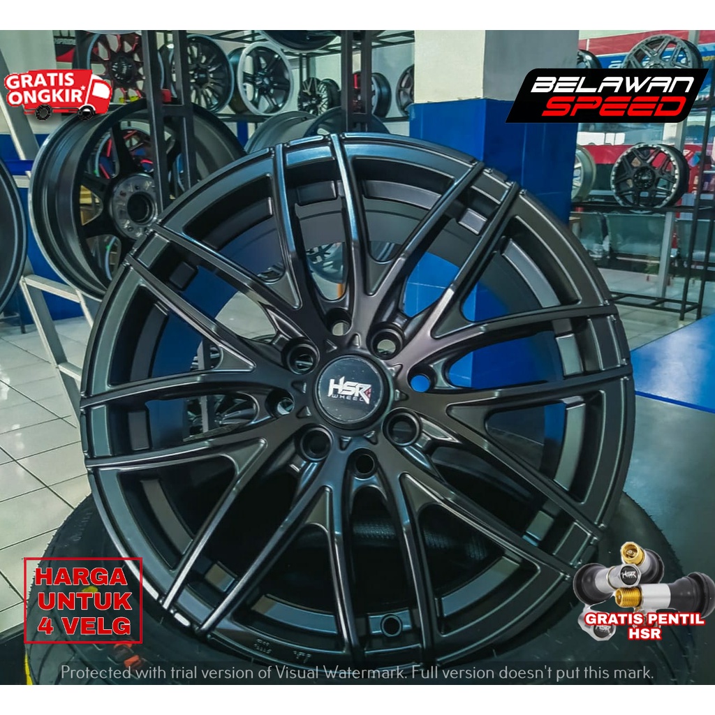 GRATIS ONGKIR VELG RACING MURAH HSR RING 15 UNTUK MOBIL AVANZA BRIO AGYA SIGRA SIRION SWIFT R15 HSR 