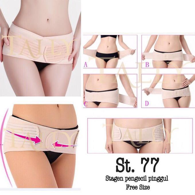 TURUN HARGA STAGEN KORSET TALLY 77 PENGENCANG BAWAH PERUT FAVORIT - Cream AP202