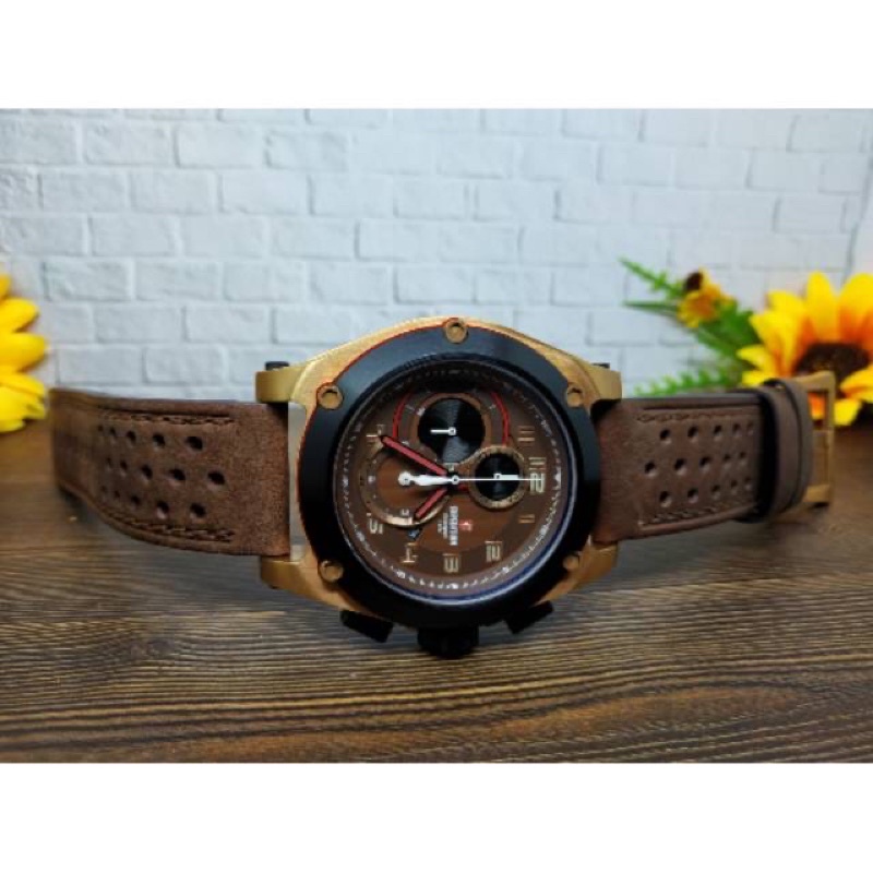 JAM TANGAN PRIA EXPEDITION 6395 NMCLIPBA HITAM ROSEGOLD ORIGINAL