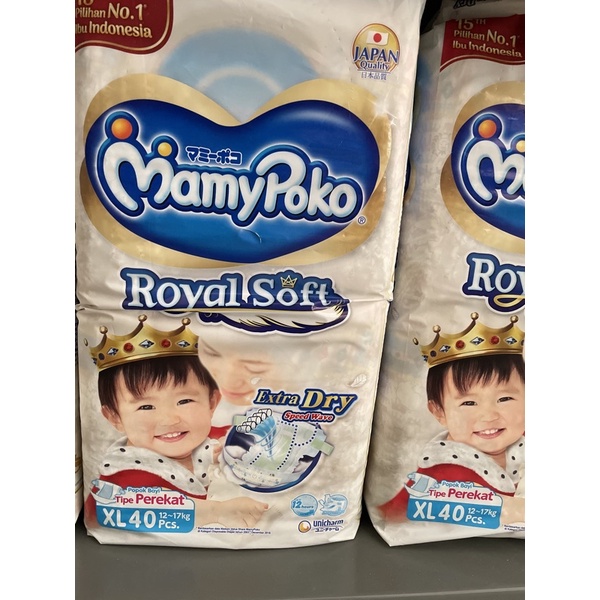 Mamypoko Royal Soft Perekat XL40