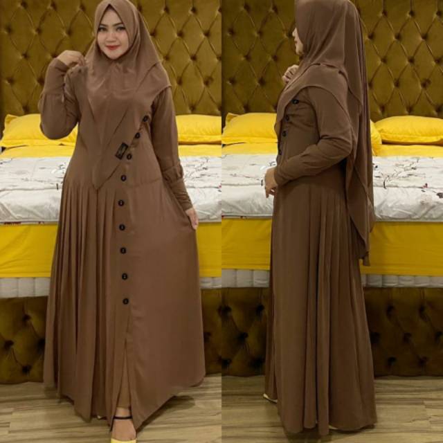 MALIKA SET SYAR'I by Irna Gallery gamis lebaran 2020