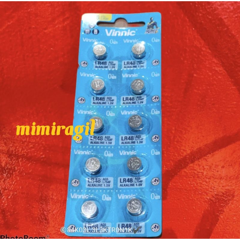 L754F AG5 LR48 BATERAI ALAT BANTU DENGAR
