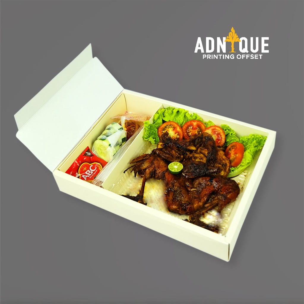 

Paket 10 Pcs Box Eksklusif Food Hampers uk. 33x24x5,5cm - Peach