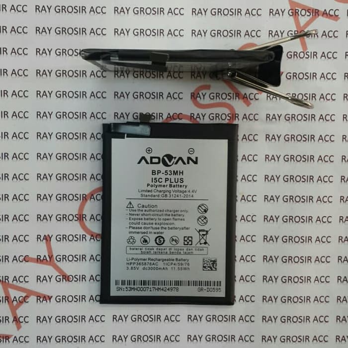 Baterai Original ADVAN Vandroid I5C+ I5C Plus BP 53MH BP-53MH