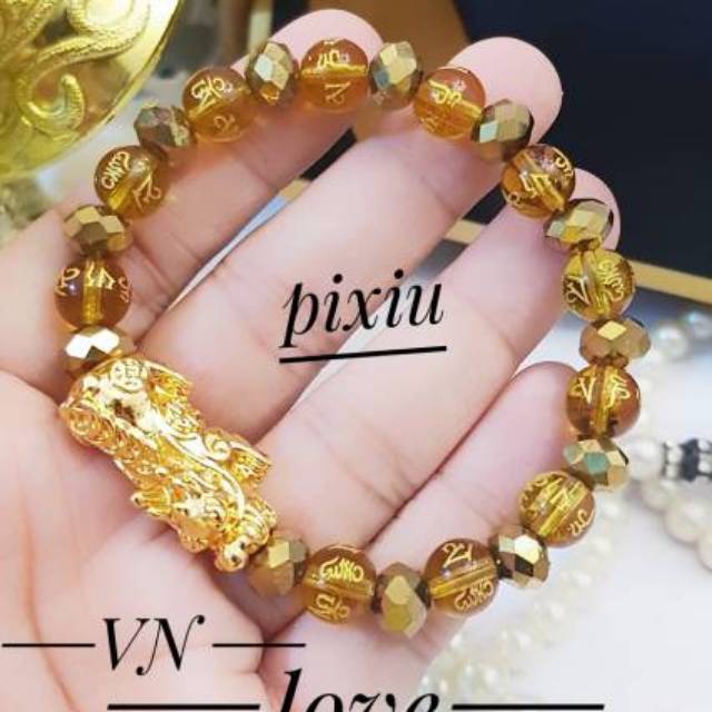 Gelang pixiu naga lapis emas 24k 0206