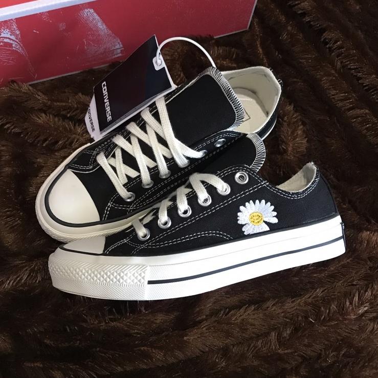 Paling Sesuai.. SEPATU CONVERSE PEACE MINUS ONE BLACK LOW