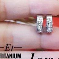 Titanium Perhiasan Anting Wanita A974N