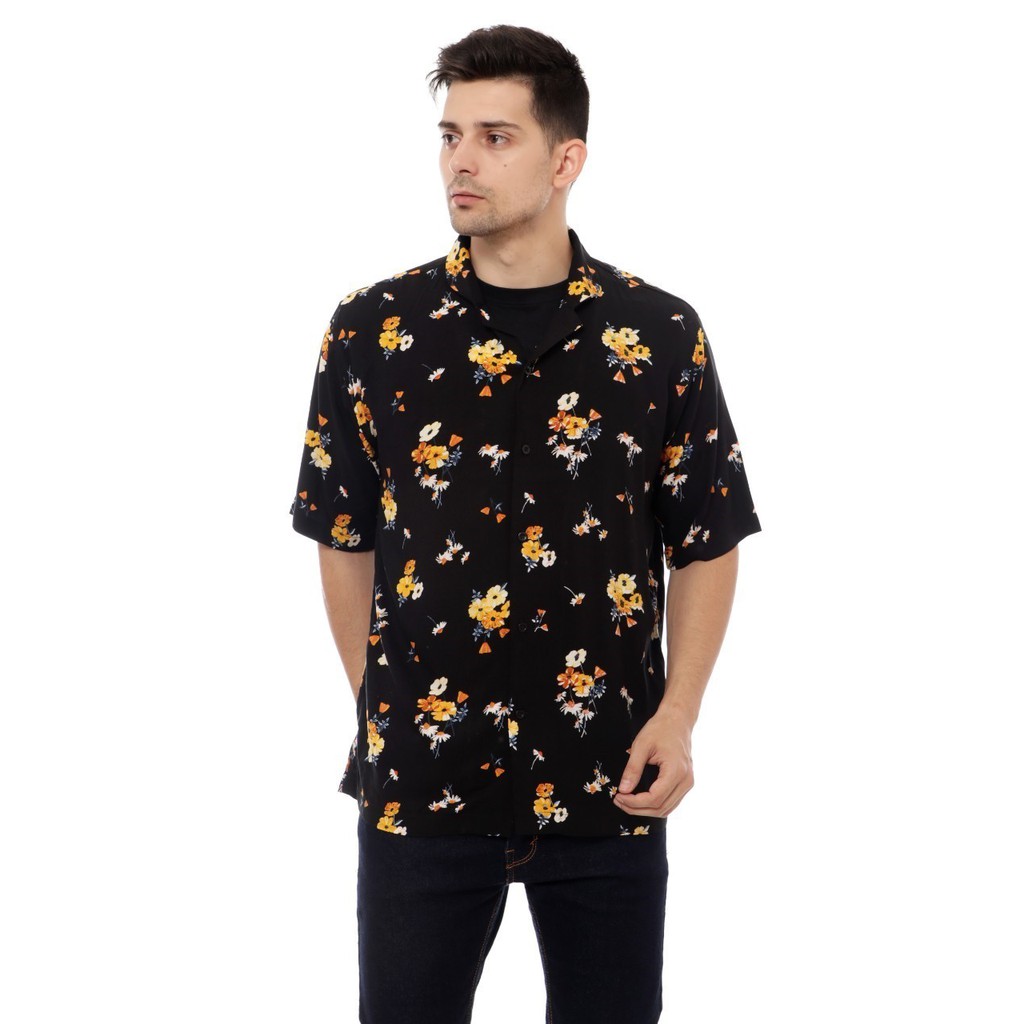 Kameja kasual klasik kameja pria