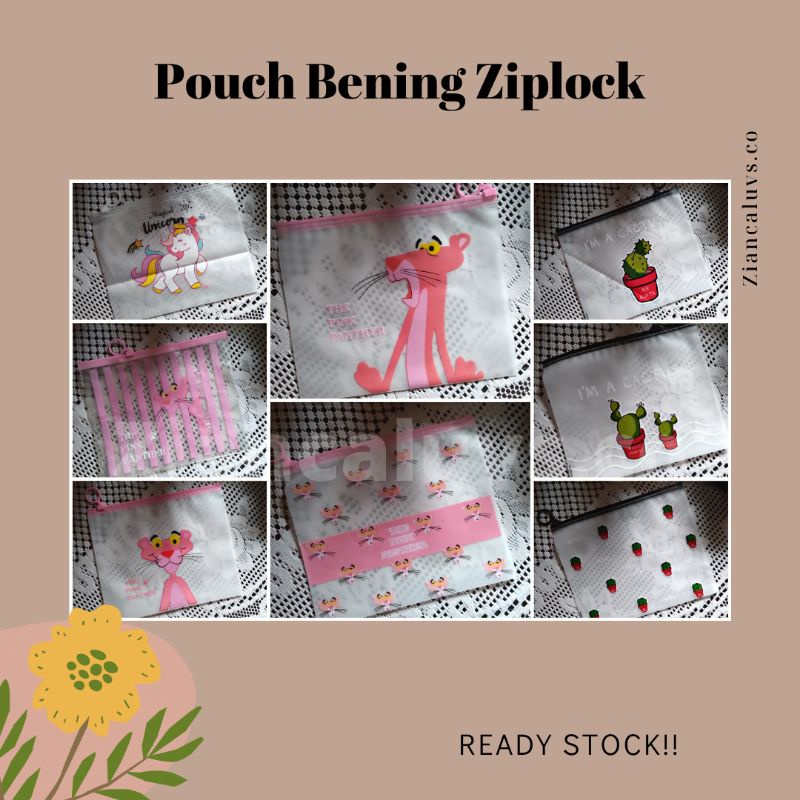 [READY STOCK] Pouch Bening Ziplock