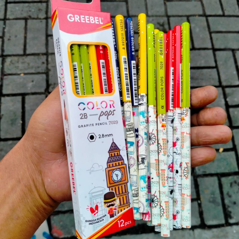 

GROSIR 1 PCS PENCIL GREEBEL 2B COLOR POP PENSIL UNTUK KOMPUTER