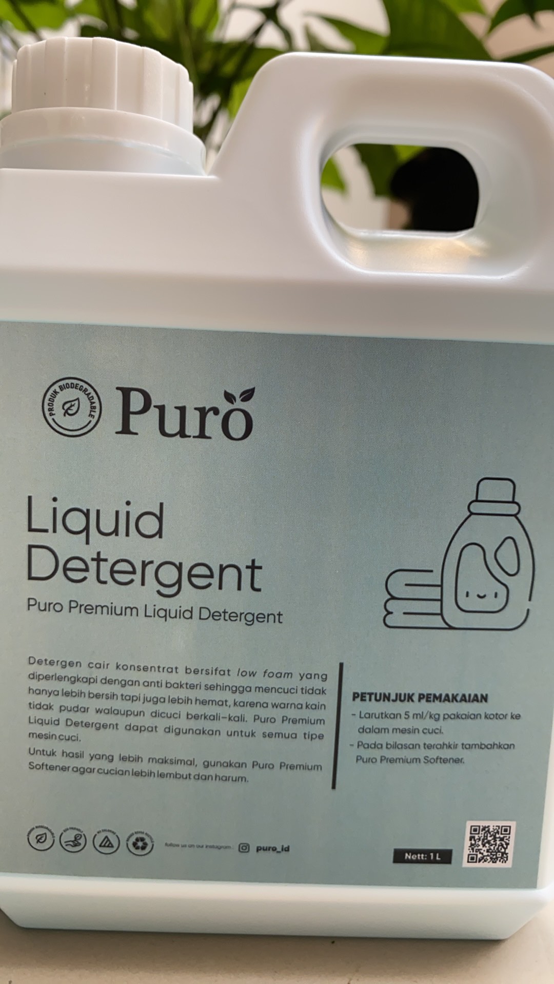 Deterjen Cair Puro Premium - 1 Liter