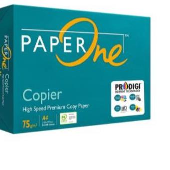

Terbaru! Ter! Kertas Print Fotocopy HVS A4 75 gr PaperOne / Rim ✔